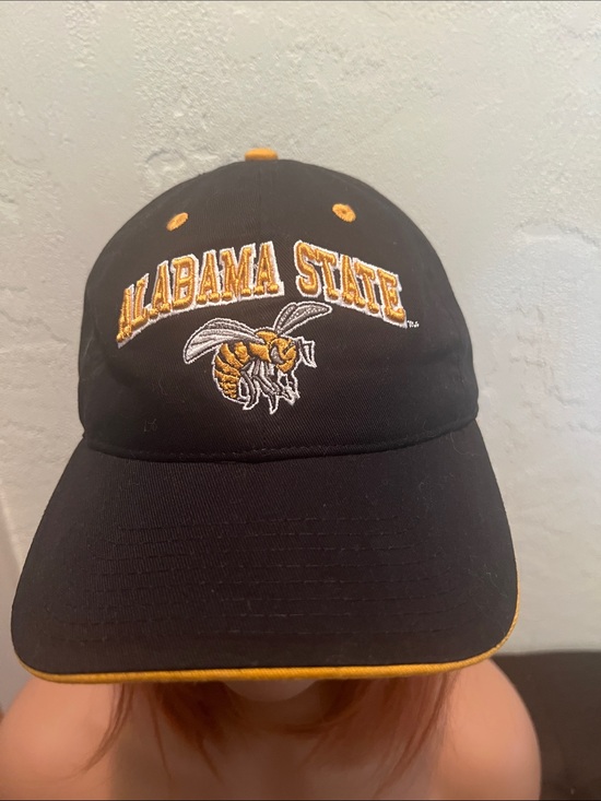 Vintage Alabama State Hat Cap Other - #2352*Unisex’s Alabama State Black & Gold Baseball Cap
